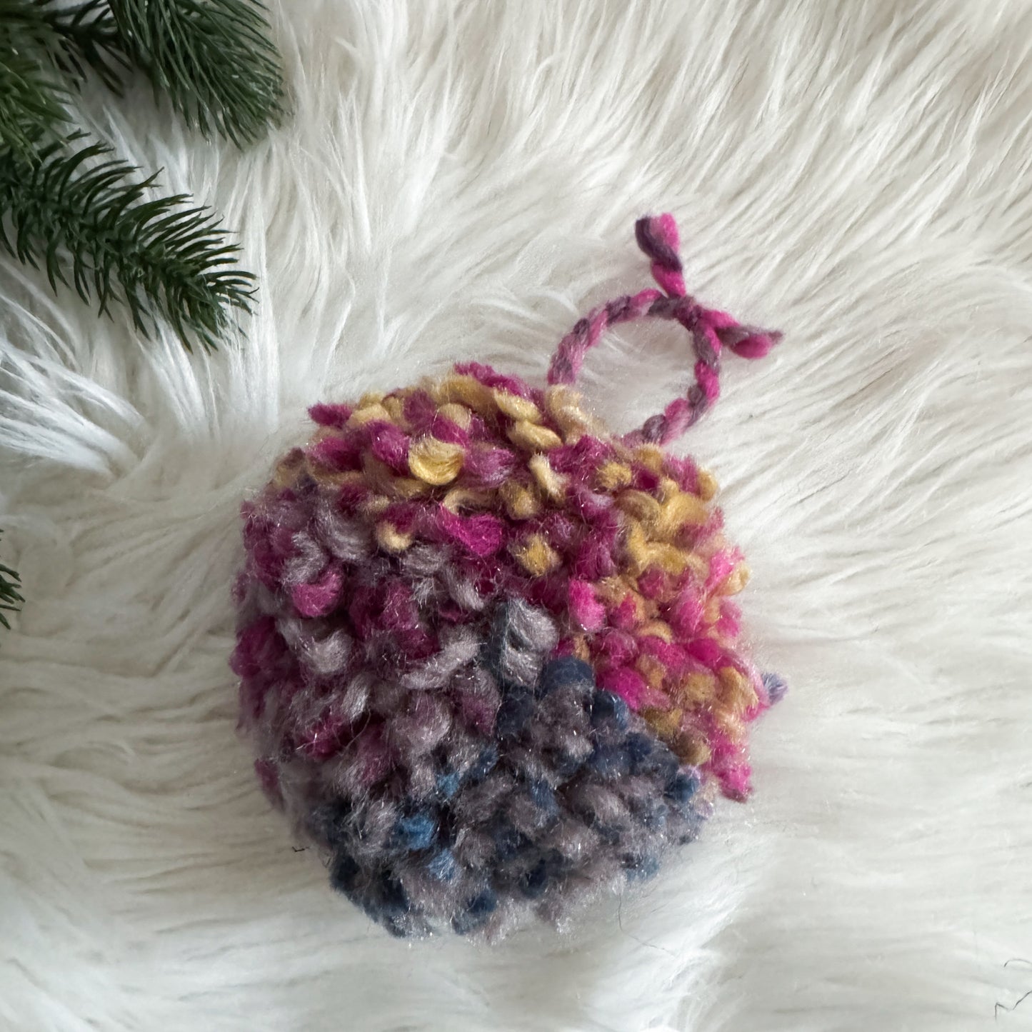 Woolly Pom Pom Christmas Ornament | Astroland