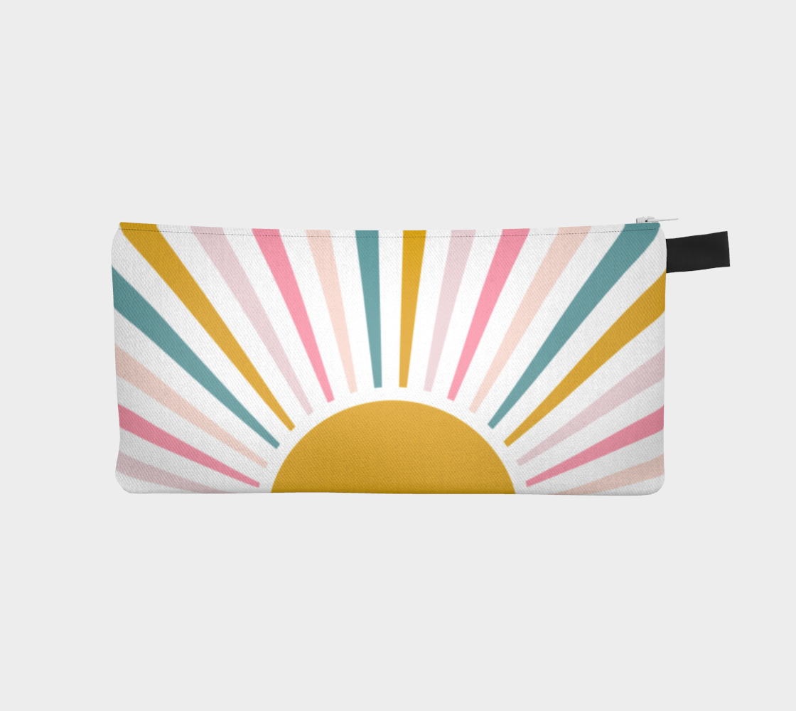 Lil' Ray O' Sunshine, Small Case, Crochet Hook and Knitting Needles Case, Notions Bag, Accessories Case, Crocheting Knitting, Fibre Enthusiasts, Crafters, Crocheter and Knitter Humour