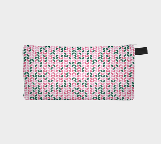 Knit All Over Small Case, Crochet Hook and Knitting Needles Case, Notions Bag, Accessories Case, Crocheting Knitting, Fibre Enthusiasts, Crafters, Crocheter and Knitter Humour