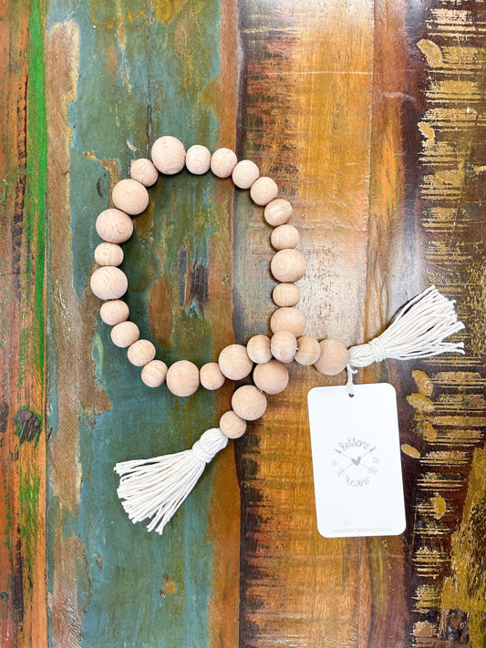 Wooden farmhouse beads | Boho Decor