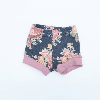 East of Embers Baby girl floral shorties 12-18 months