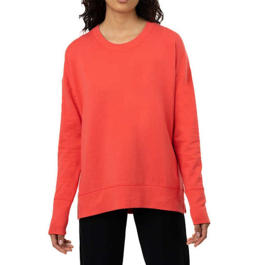 Tuff Athletics Women's Long Sleeve Pullover | Coral Sweatshirt, Sweater