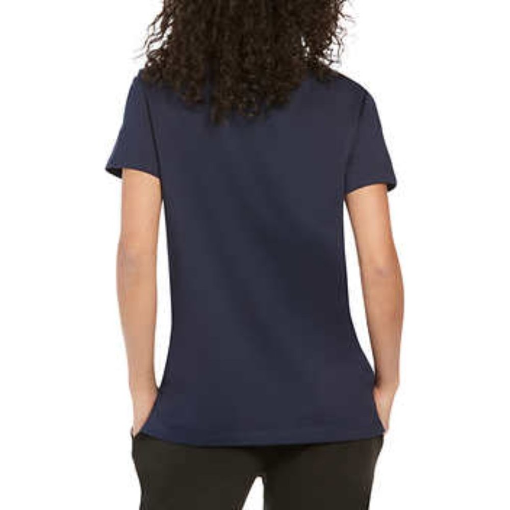 Bench Women’s Crew Neck T-Shirt, Short Sleeve Relaxed | Navy Blue