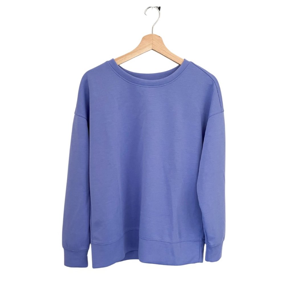 Mondetta Drop Shoulder Sweater Sweatshirt | Lilac, Small, Medium, Large