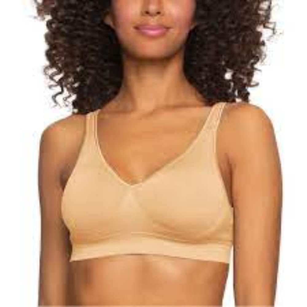 BlackBow Seamless Bras Lightly Lined Underwire free Black and Nude