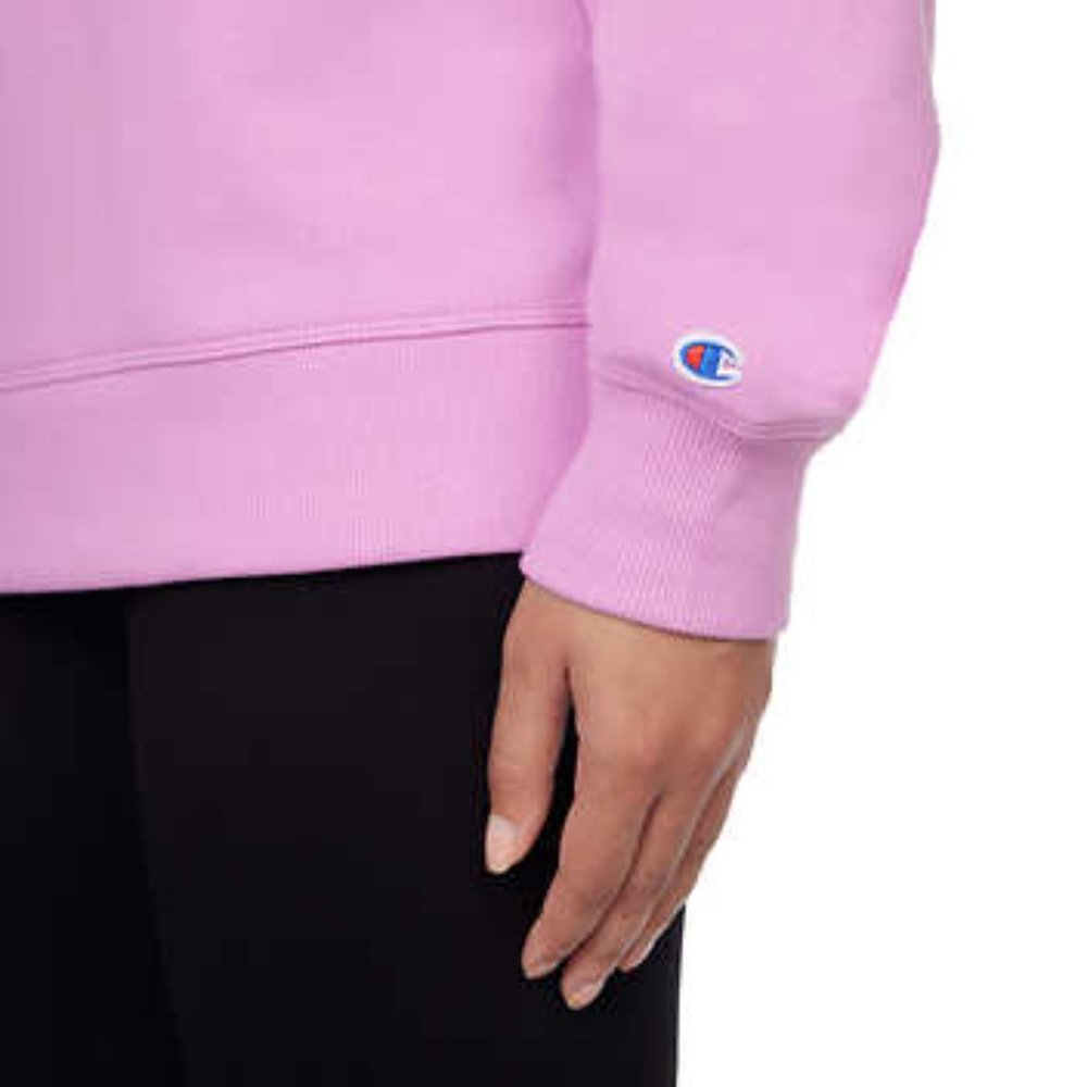 Champion Women's Half Zip French Terry Pullover | Lilac Sweatshirt, Sweater