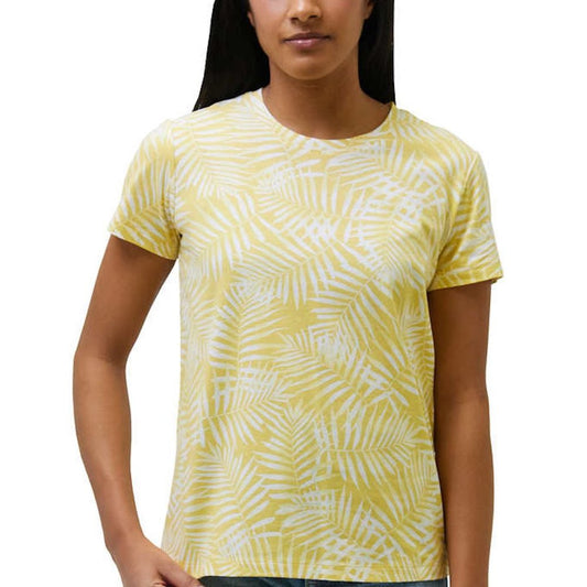 Ecothreads Women's Organic Cotton T-Shirt | Yellow Leaves Ladies