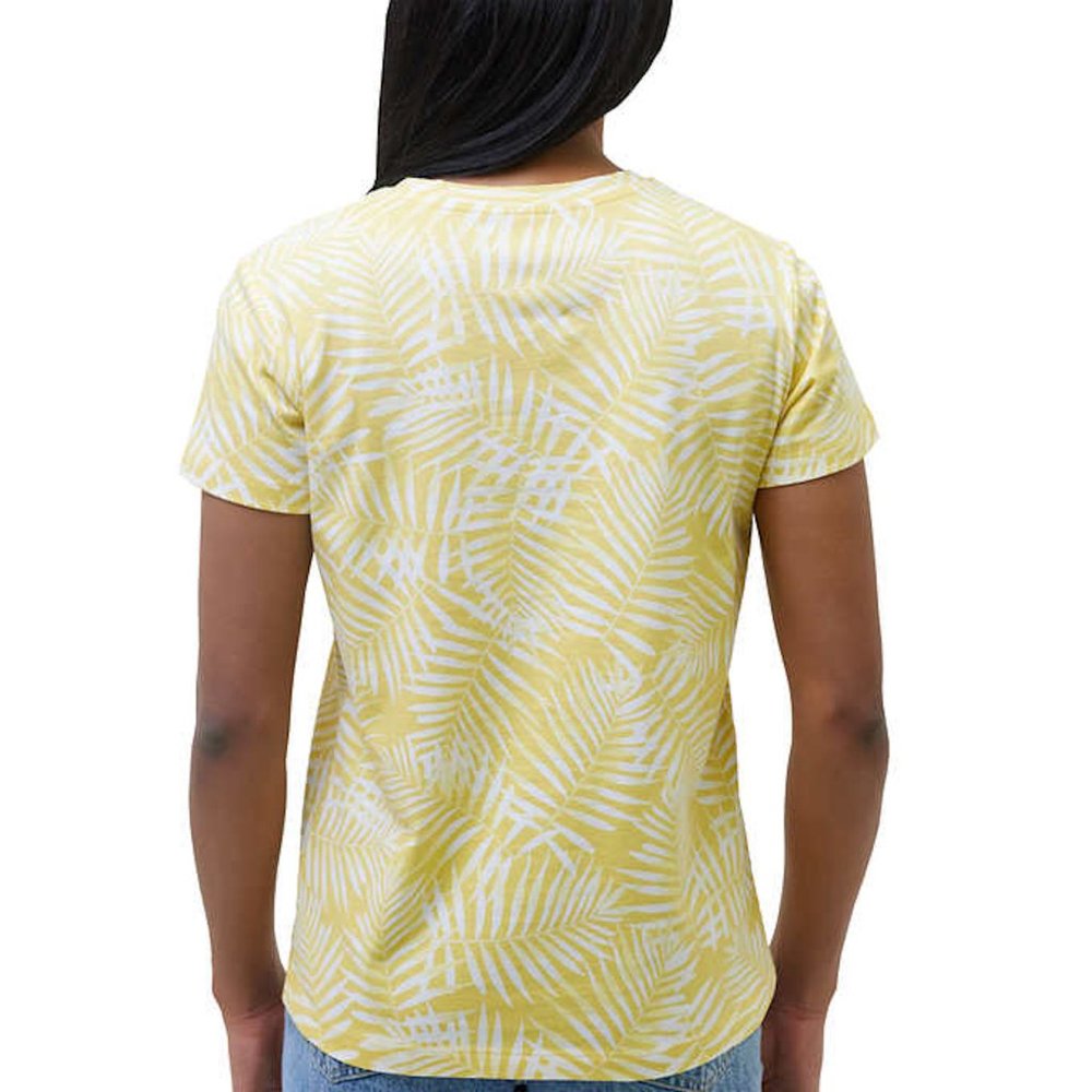 Ecothreads Women's Organic Cotton T-Shirt | Yellow Leaves Ladies