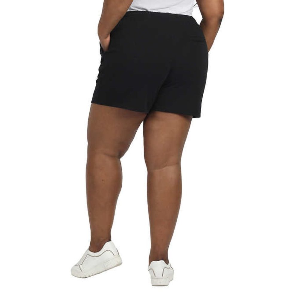 Lazy Pants Women’s Shorts, French Terry Short | Black, Active, Loungewear