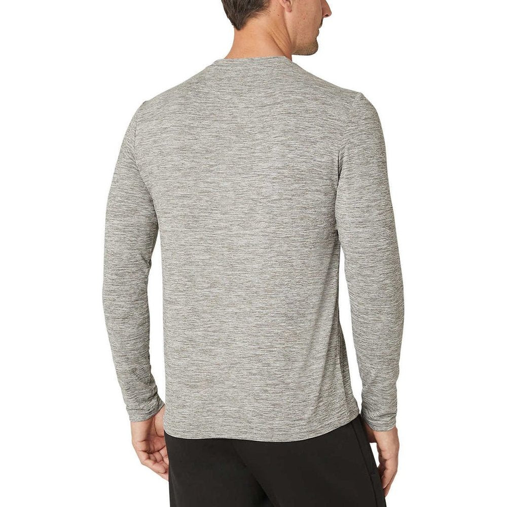 Eddie Bauer Men’s Long Sleeve Shirt, Grey Heathered long sleeve top