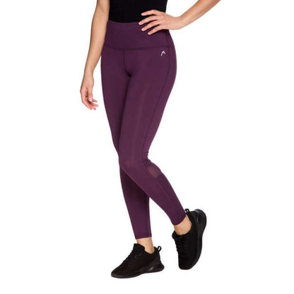 Head Women's High Waist Mesh Active Legging | Dark Purple Workout Tights