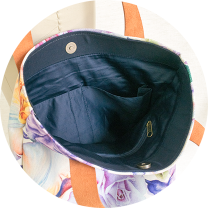 Knotty Hooker, Lined Vegan Leather Strap, Yarn Project Tote, Crochet Hook or Knitting Needles, Notions Bag, Crocheting Knitting Case, Fibre Organizer, Crafters, Crocheter and Knitter Humour Gift