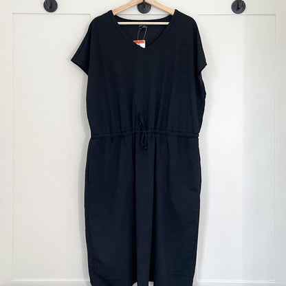 32 Degrees Women's V-neck Dress | Black, Sports Dress, Summer, Light Drawstring - 32 Degrees- Buttons & Beans Co.