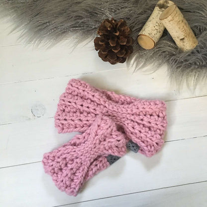 Cinched Ear Warmer | Newborn to Adult | Made to Order Kids