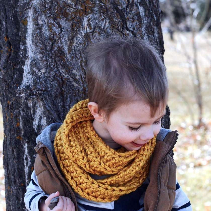 Crochet Infinity Scarf | Toddler to Adult | Made to Order Crochet & Knit Accessories