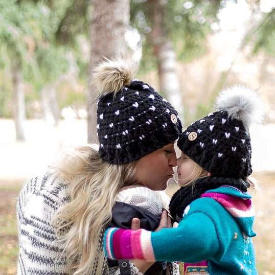 Mini Heart Hat | Newborn to Adult | Made to Order Crochet & Knit Accessories