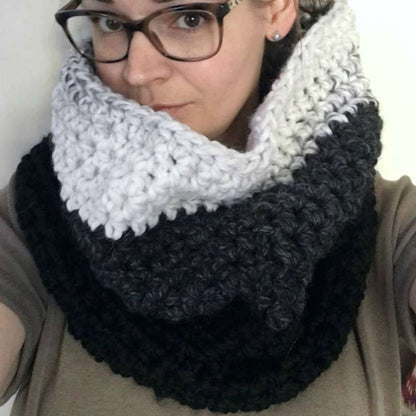 Ombre Crochet Cowl | Pick Your Colour | Made to Order Soft, luxurious, long pile faux fur fabric by the yard supplier, Calgary, Canada