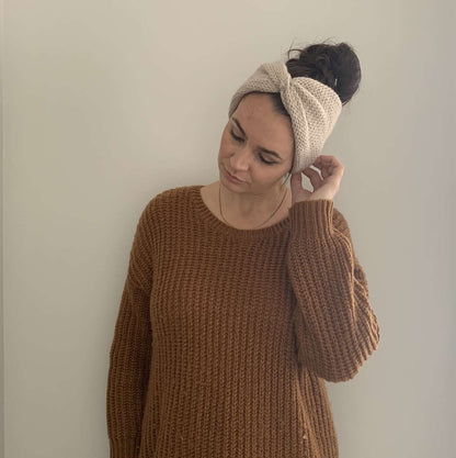 Twist Ear Warmer | Knit Headband Crochet & Knit Accessories