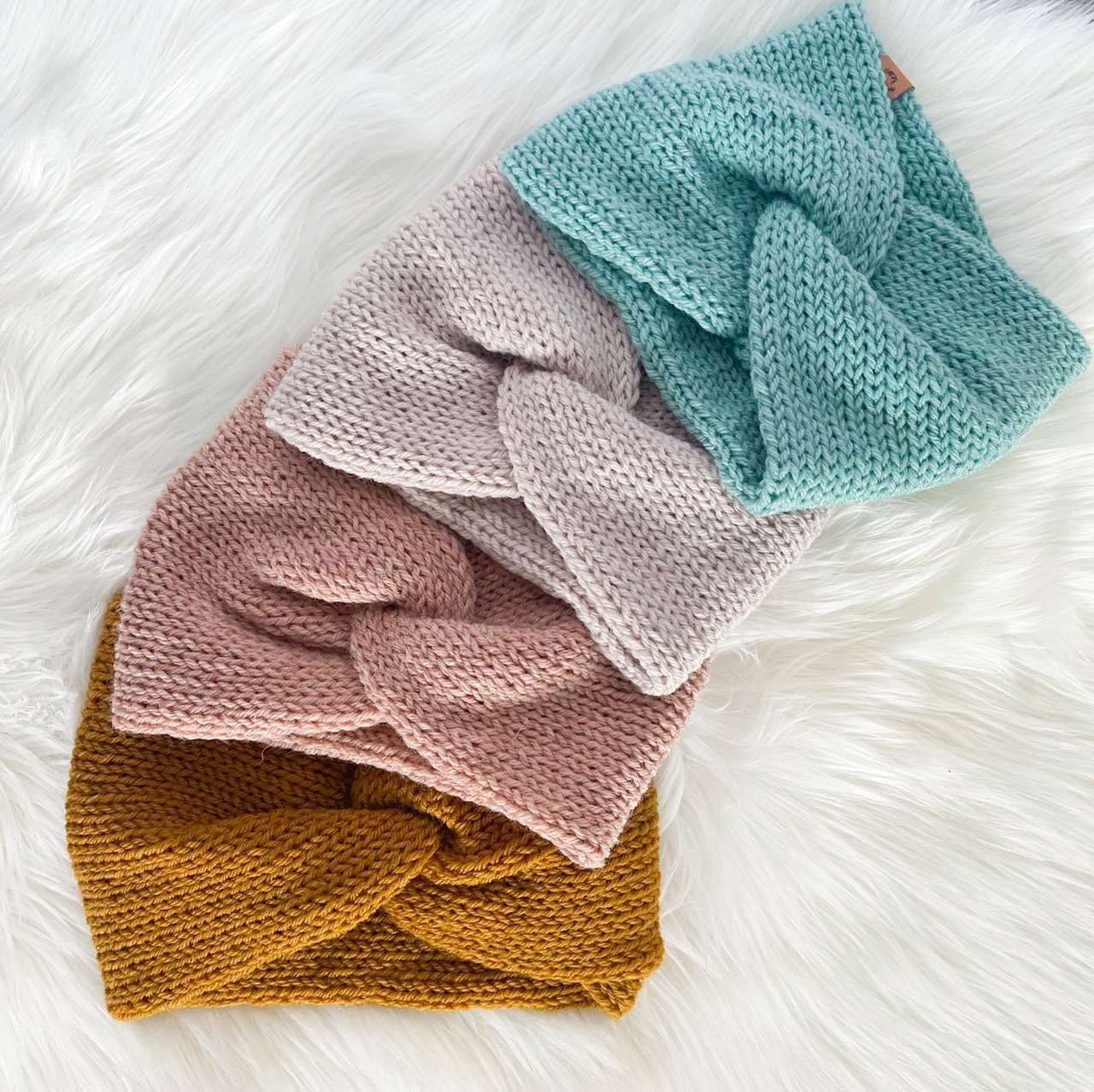 Twist Ear Warmer | Knit Headband Crochet & Knit Accessories