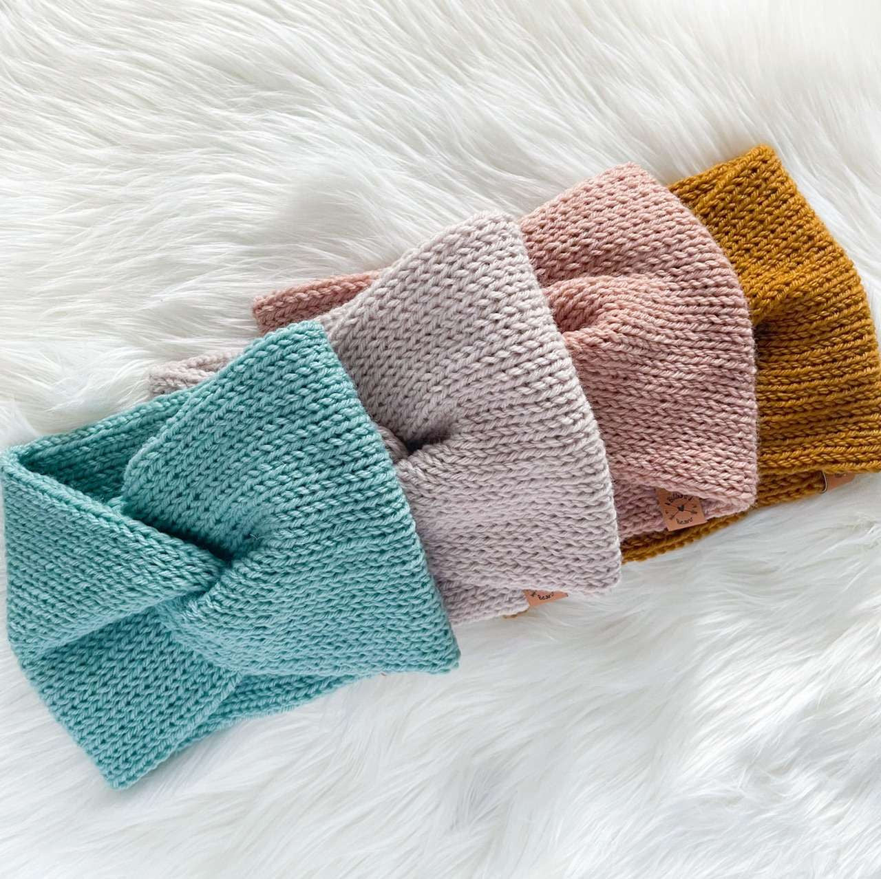 Twist Ear Warmer | Knit Headband Crochet & Knit Accessories