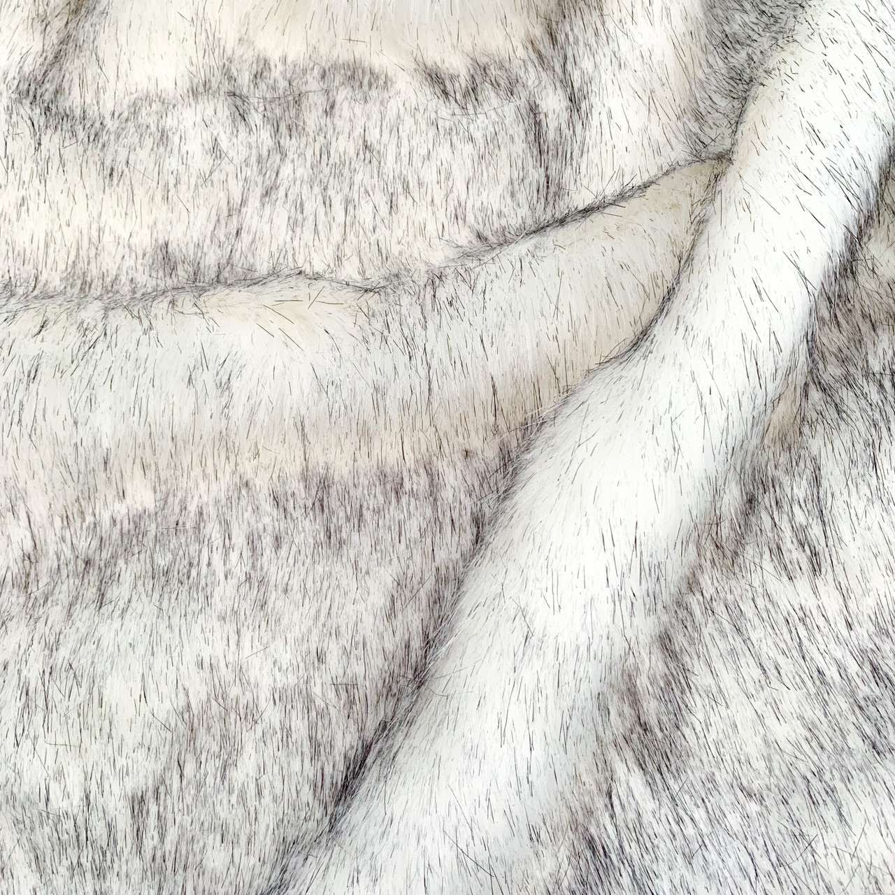 Dire Wolf Faux Fur Fabric by the Yard or Meter | White Pom Pom, Arts and crafts - Buttons & Beans Co.- Buttons & Beans Co.