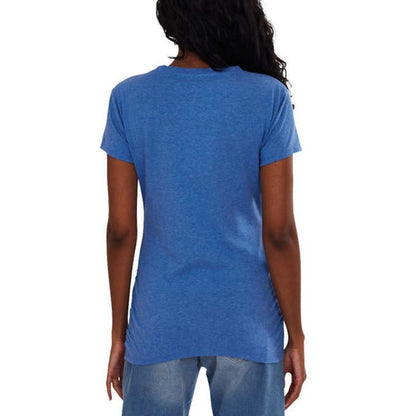M, NEW Bench Women's Logo Short Sleeve T-Shirt | Blue, nwt - Bench- Buttons & Beans Co.