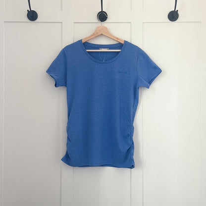 M, NEW Bench Women's Logo Short Sleeve T-Shirt | Blue, nwt - Bench- Buttons & Beans Co.