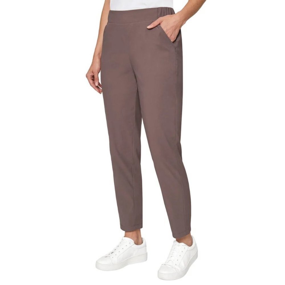 NEW Modern Ambition Women's High-Rise Stretch Pant | Brown, nwt - modern ambition- Buttons & Beans Co.