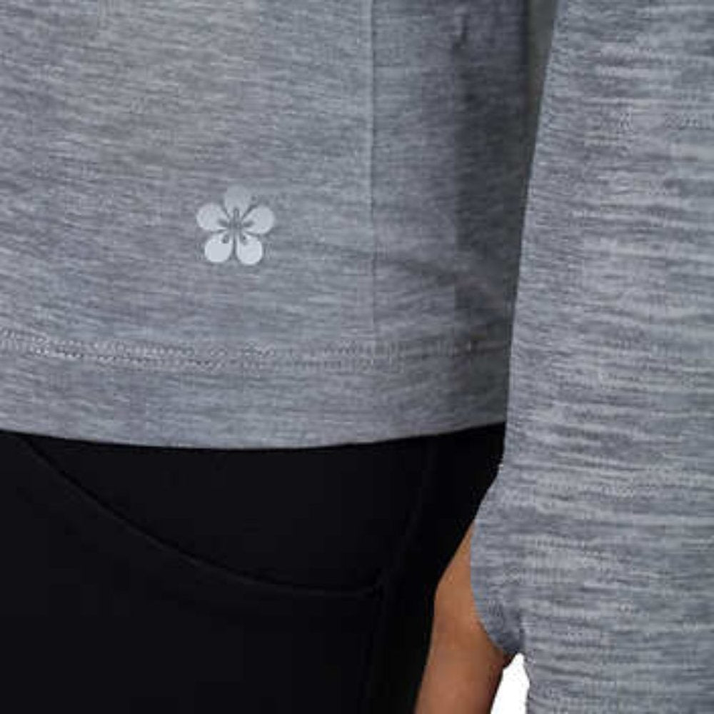 NEW Tuff Athletics Women’s Seamless Top | Grey Pullover long Sleeve Active Shirt, nwt - Tuff Athletics- Buttons & Beans Co.