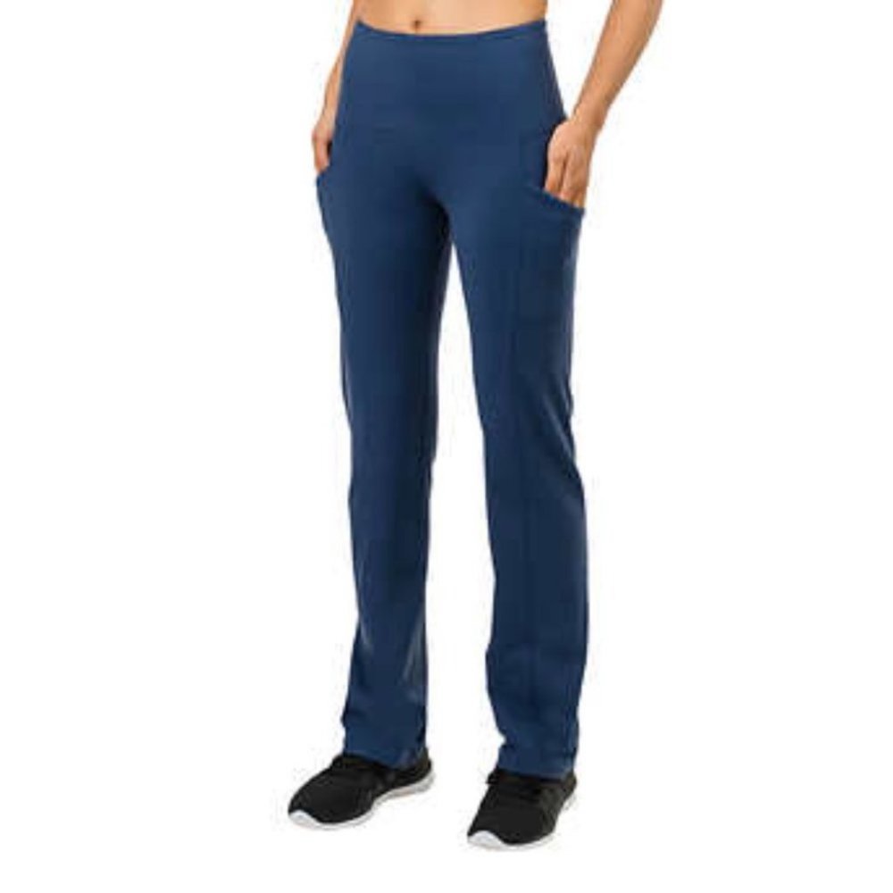 NEW Tuff Athletics Women's Yoga Pant Straight Women's Workout Pants | Purple, nwt - Tuff Athletics- Buttons & Beans Co.